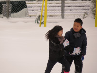 雪遊び３